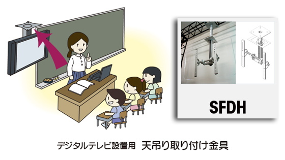 天吊り取り付け金具 SFDH